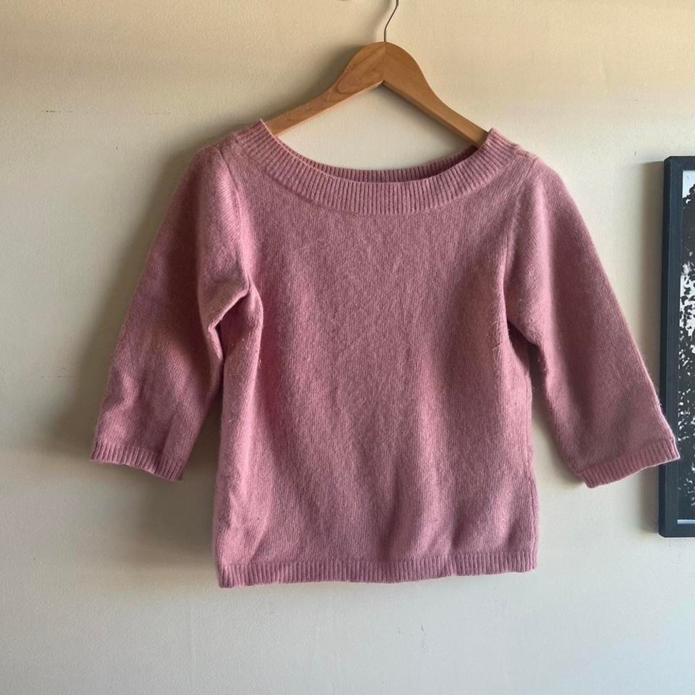 Liz Claiborne 'Axcess' soft quarter sleeve top in pink